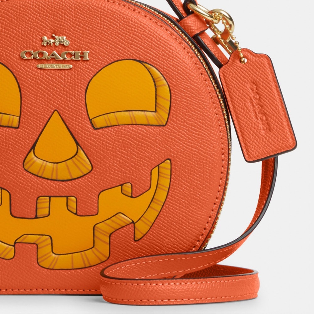 Coach Orange Pumpkin Crossbody Bag
